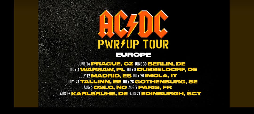 AC/DC ‘POWER UP’ Tour 2025: European Dates – FestivalsandTours.eu
