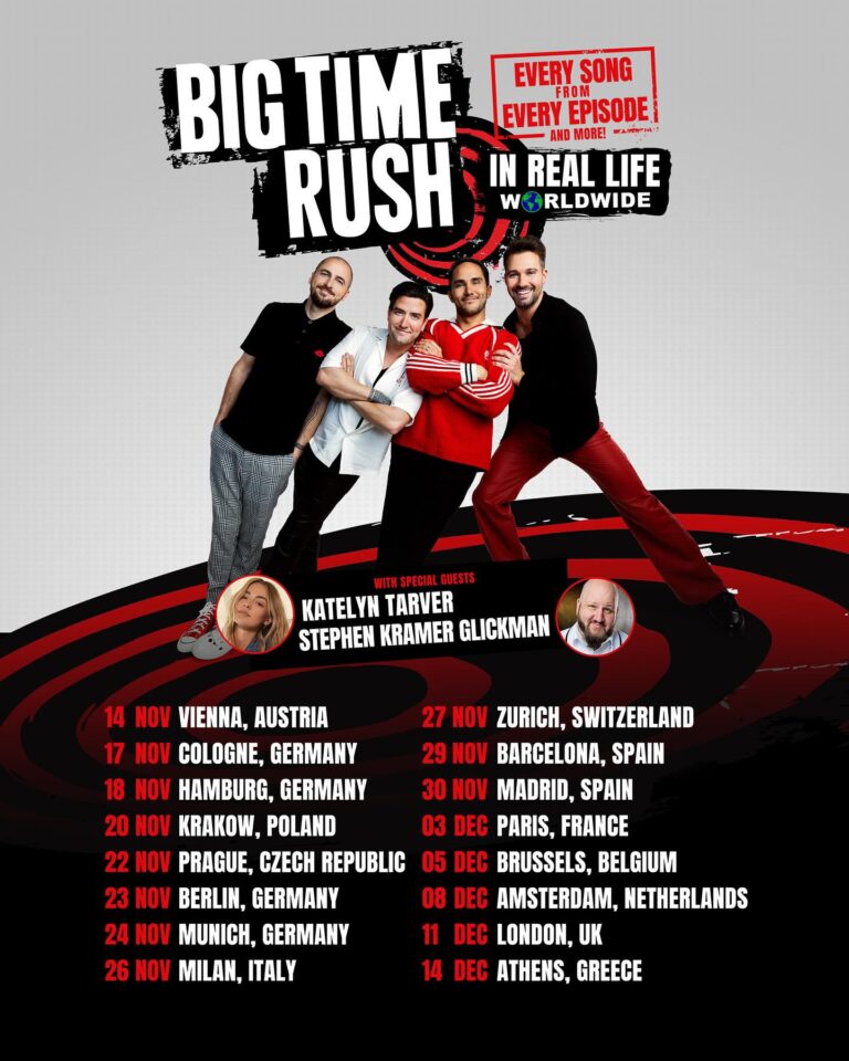Big Time Rush Announce 2025 Tour with European Dates