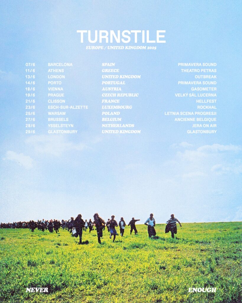 Turnstile Europe Tour 2025