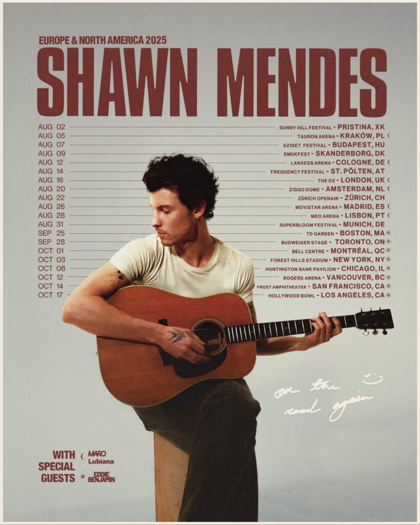 Shawn Mendes Europe Tour 2025