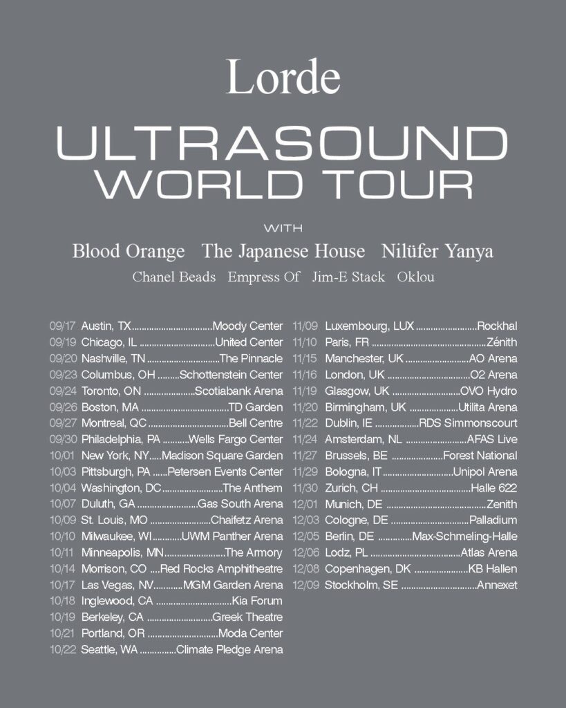 Lorde Europe Tour