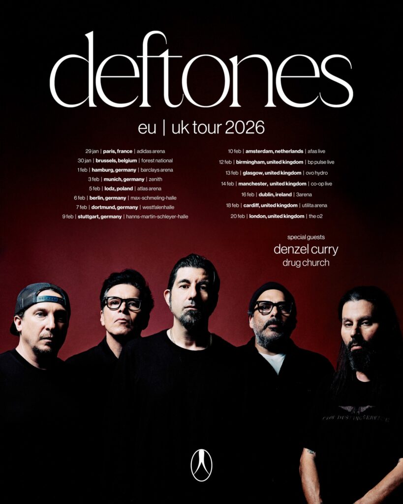Deftones Europe Tour 2026
