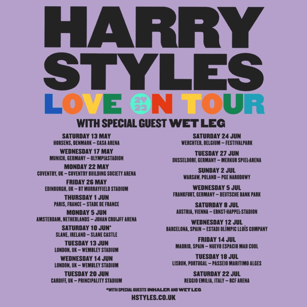 Harry Styles Europe Tour 2023