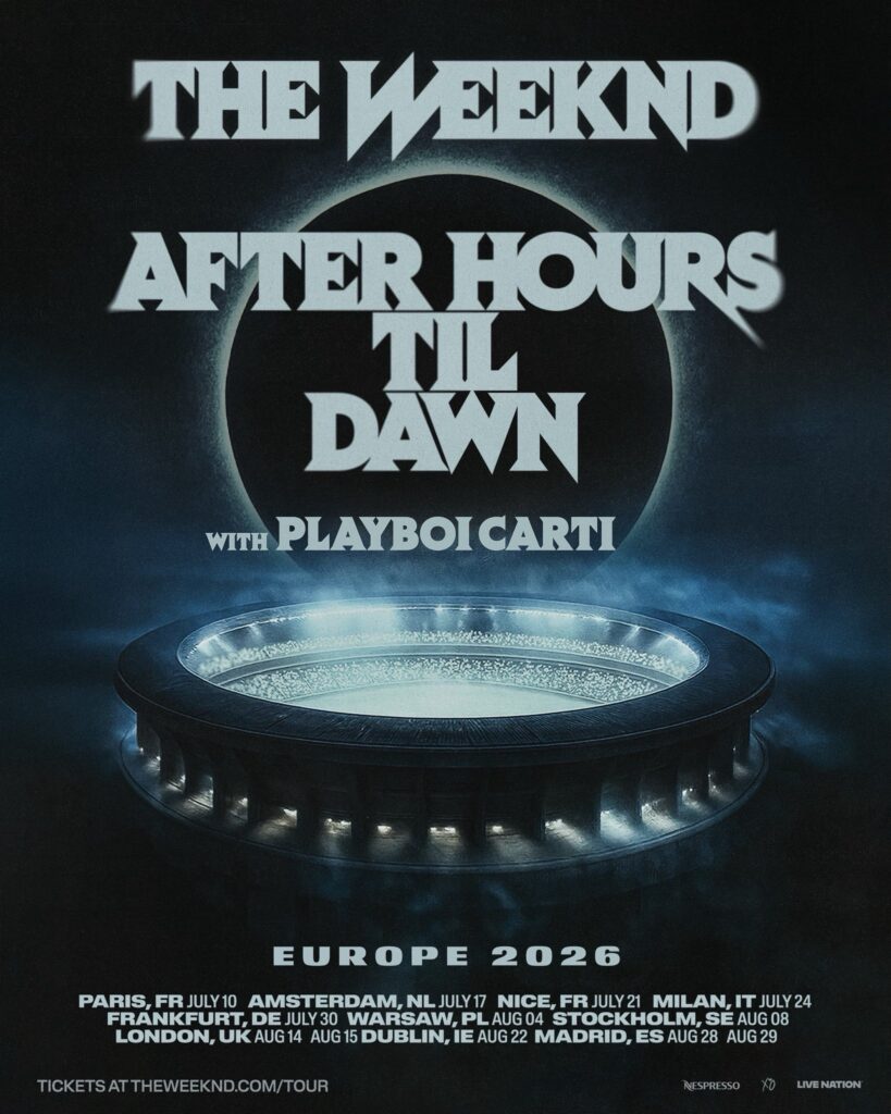The Weeknd Europe Tour 2026